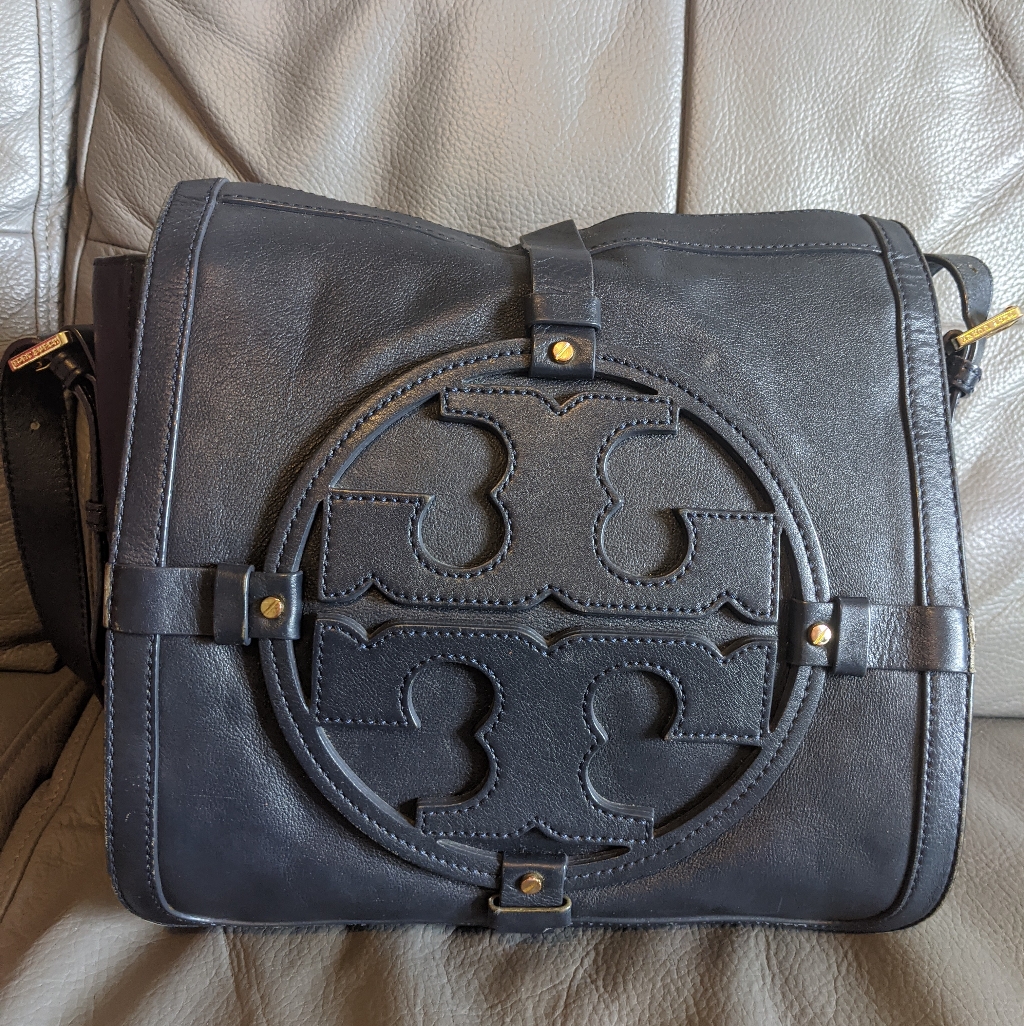 Tory Burch Navy Shoulder Bag